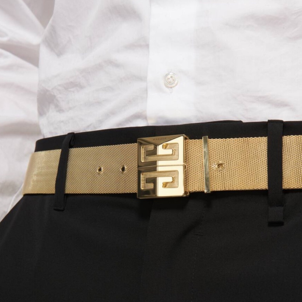 Authentic Givenchy Luxurious Gold Belt